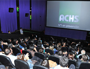 ACHS lanza nuevos videos preventivos en cinemark