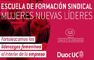 Programa escuela de formación sindical para “mujeres nuevas líderes 2016”