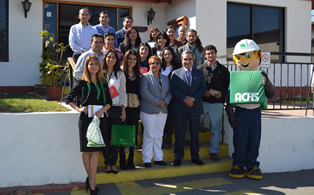 ACHS visita instalaciones de esval