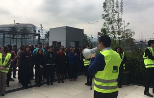 ACHS participa en simulacro de aiep