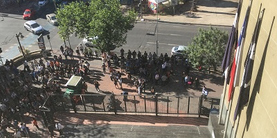 Universidad san sebastián realiza simulacro de evacuación