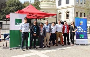 Universidad de chile y ACHS celebran el día internacional de la seguridad