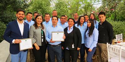 ACHS certifica comité paritario de viña santa carolina