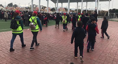 ACHS participa en simulacro del sector educación organizado por onemi