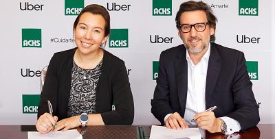 La ACHS firma alianza con uber que beneficiará a más de dos millones de chilenos