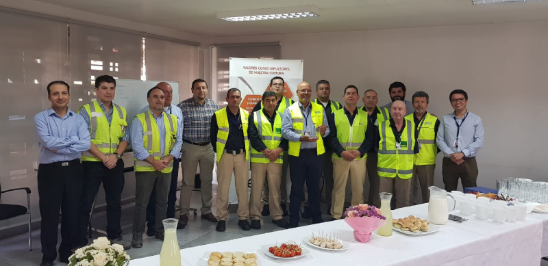 La ACHS reconoce a eulen seguridad por cumplir 2 años sin accidentes con tiempo perdido