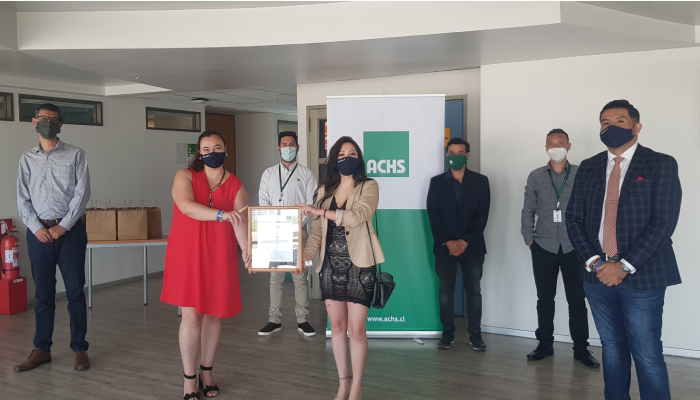 ACHS entrega reconocimiento a Constructora Armas por su excelente desempeño en términos de seguridad y salud ocupacional