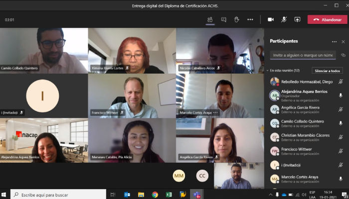 La Asociación Chilena de Seguridad reconoce a Comité Paritario de Higiene y Seguridad de INACAP