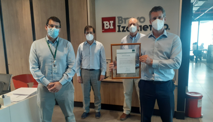 La ACHS entregó Certificación de los Sistemas de Gestión de Seguridad y Salud en el trabajo a Constructora Bravo e Izquierdo