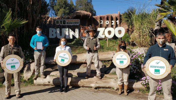 La ACHS certificó a Parque Zoológico Buin Zoo con el Sello COVID-19 por su destacado desempeño en el resguardo de la salud de sus trabajadores