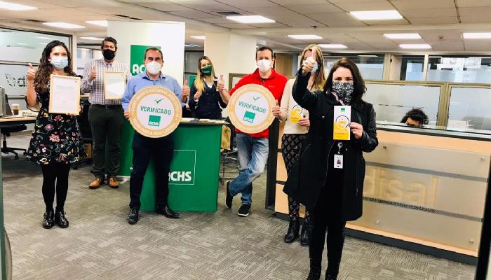 Disal recibe Sello COVID-19 por parte de la Asociación Chilena de Seguridad (ACHS)