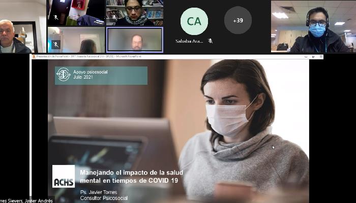 La ACHS organiza evento digital de Salud Mental para Comités Paritarios del DUOC UC