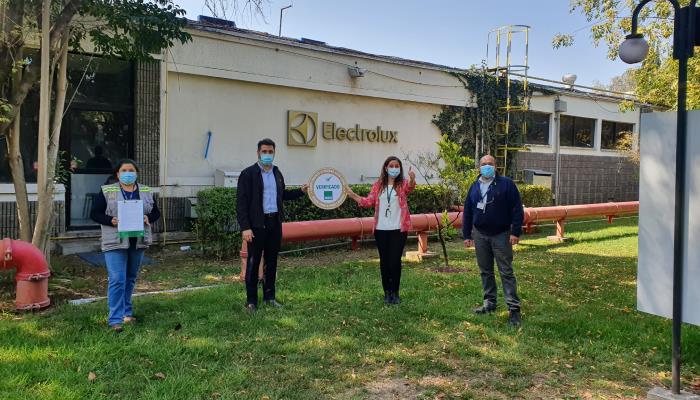 Electrolux recibe certificado de la Asociación Chilena de Seguridad por su plan de medidas preventivas contra el COVID-19