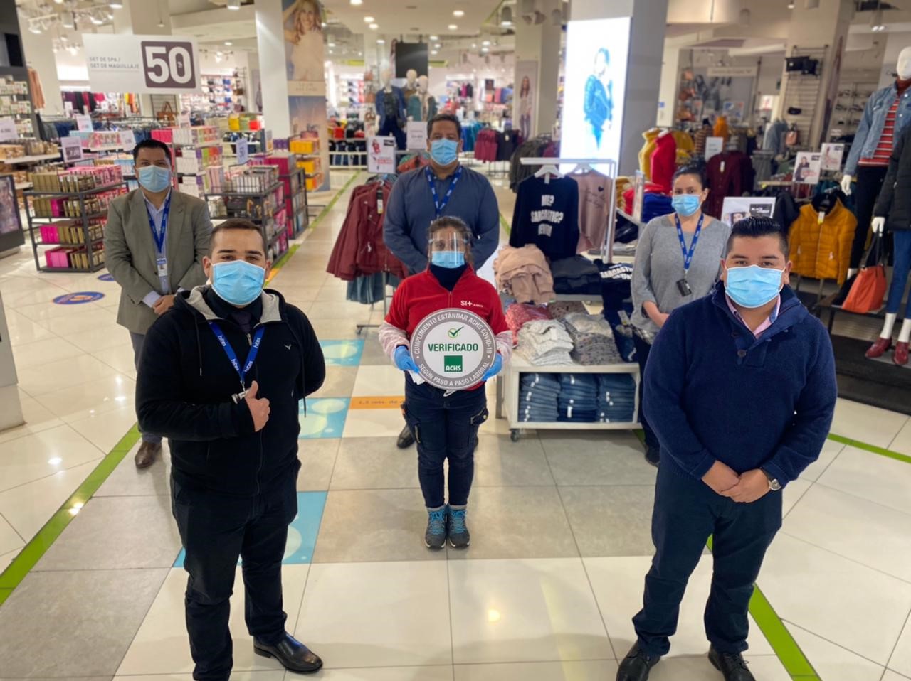 La ACHS entrega Sello COVID-19 ACHS a Empresas Hites por promover las medidas preventivas durante la pandemia