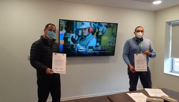 La ACHS firma Acuerdo de Colaboración con Master Drilling Chile