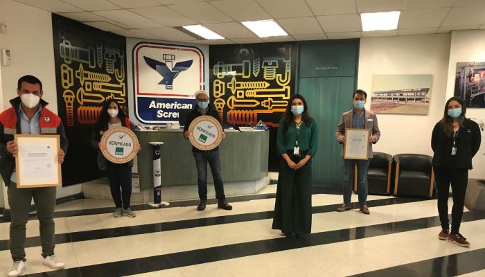 La ACHS certifica a Manufacturas Metalúrgicas Rheem Chilena y Fábrica de Pernos y Tornillos American por su plan de medidas de prevención de COVID-19