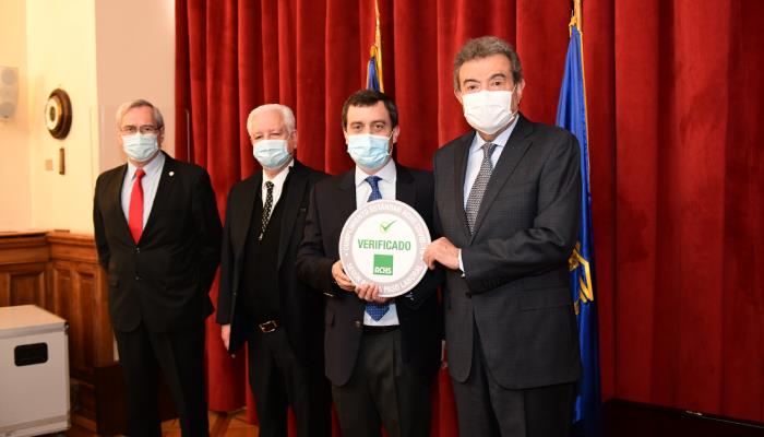 La ACHS entrega Sello COVID-19 al Palacio de Tribunales de Justicia