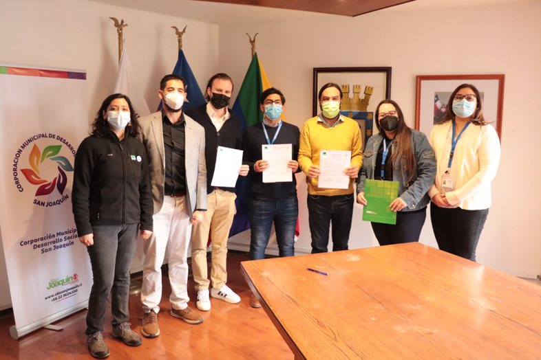 Corporación Municipal de Desarrollo Social de San Joaquín y la ACHS sellan su compromiso con la seguridad y salud de sus funcionarios  