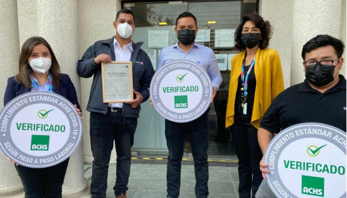 La ACHS entregó la certificación Sello COVID-19 a Liderman La ACHS entregó la certificación Sello COVID-19 a Liderman