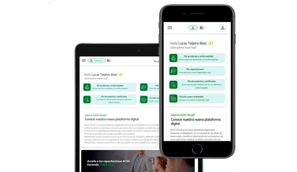 ¡Actualizamos ACHS Virtual! Conoce la nueva cara de nuestra plataforma 
