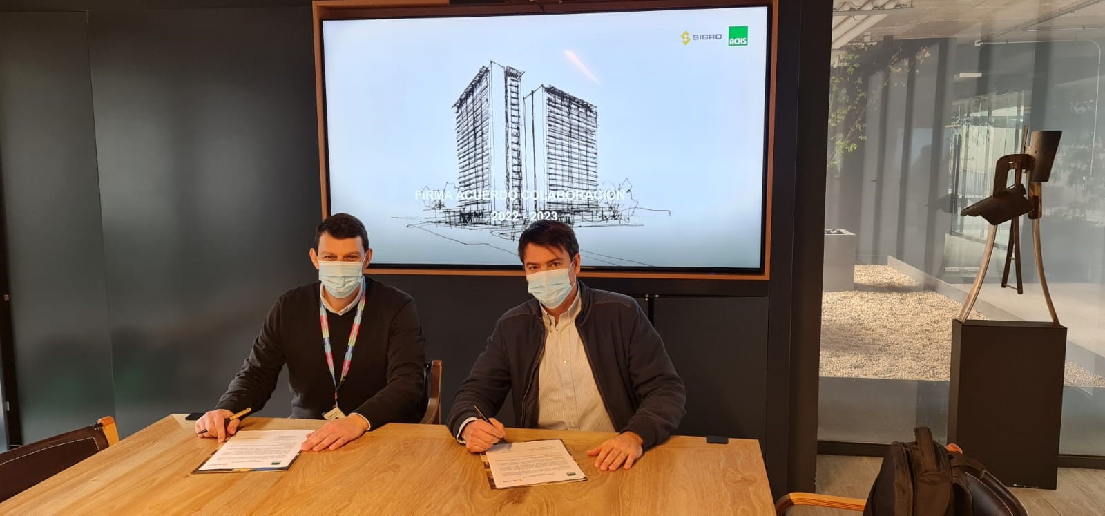 Constructora Sigro y la ACHS firman Acuerdo de Colaboración para 2022-2023 Constructora Sigro y la ACHS firman Acuerdo de Colaboración para 2022-2023