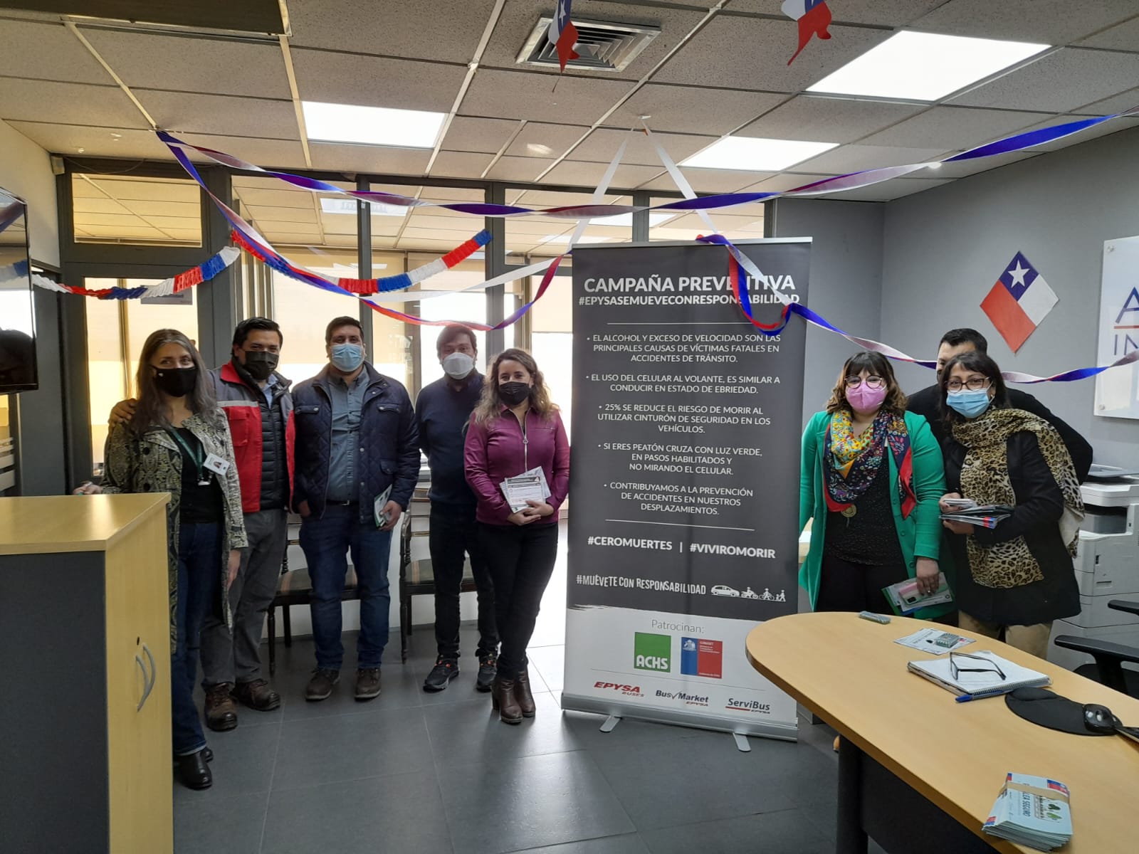 SERVIBUS reafirmó su compromiso con la seguridad y salud de sus colaboradores