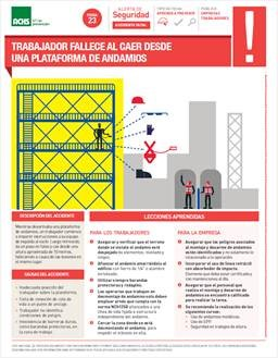 Alerta fatal - Andamio