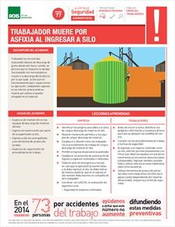 Alerta fatal - Asfixia silo