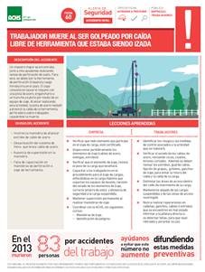 Alerta fatal - Caída herramienta altura