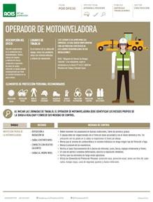 Ficha oficio - Operador de motoniveladora