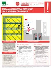 Alerta fatal - andamio