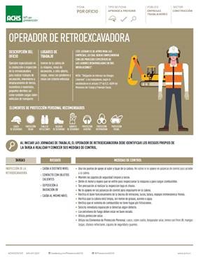 Ficha oficio - Operador retroexcavadora