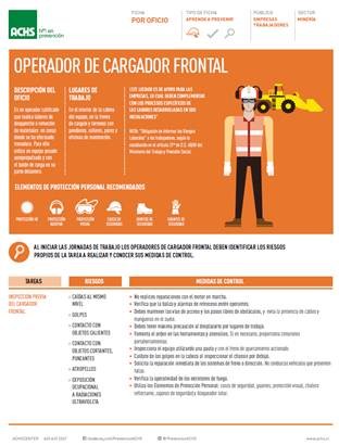 Ficha oficio - Operador cargador frontal minería