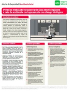 Persona trabajadora fallece por falla multiorgánica
a raíz de accidente cortopunzante con riesgo biológico