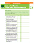 Lista de Verificación: Operaciones con Esmeril Angular