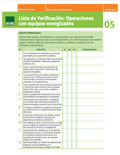 Lista de Verificación: Operaciones con equipos energizados