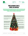 Precauciones con el árbol de Navidad