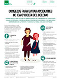 Consejos para evitar accidentes de ida o vuelta del colegio