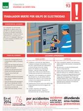 Alerta fatal - Contacto tablero eléctrico
