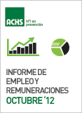 Informe de Empleo y Remuneraciones ACHS Octubre 2012 Informe de Empleo y Remuneraciones ACHS Octubre 2012