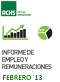 Informe de Empleo y Remuneraciones ACHS Febrero 2013 Informe de Empleo y Remuneraciones ACHS Febrero 2013