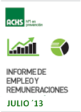 Informe de Empleo y Remuneraciones ACHS Julio 2013 Informe de Empleo y Remuneraciones ACHS Julio 2013