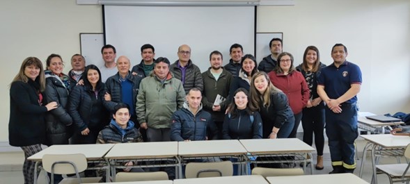 La ACHS dicta capacitación a Monitores de Emergencia de INACAP