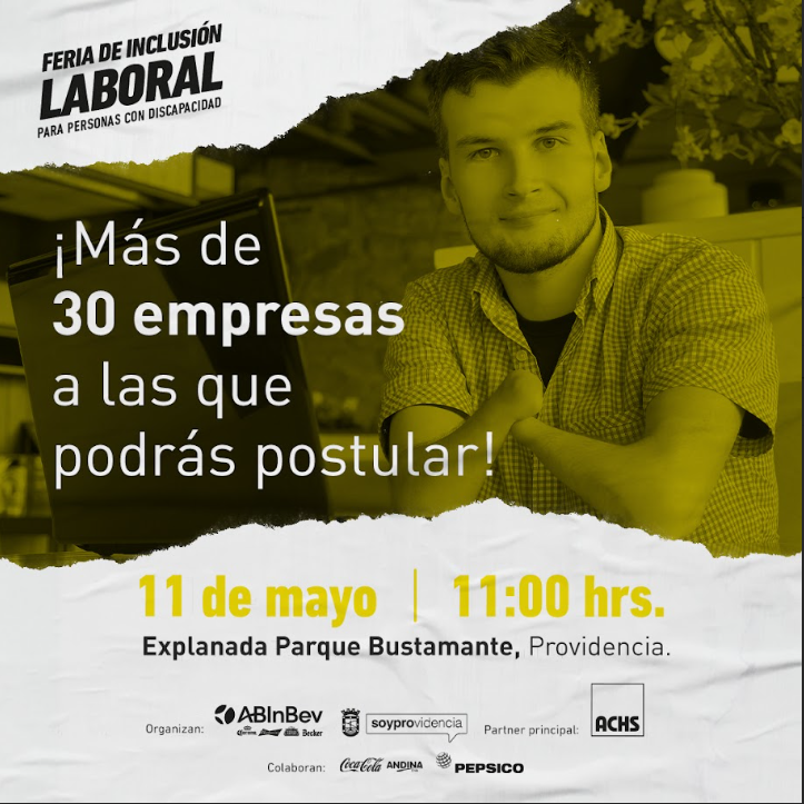 Feria de Inclusión ofrecerá más de mil vacantes laborales para personas con discapacidad