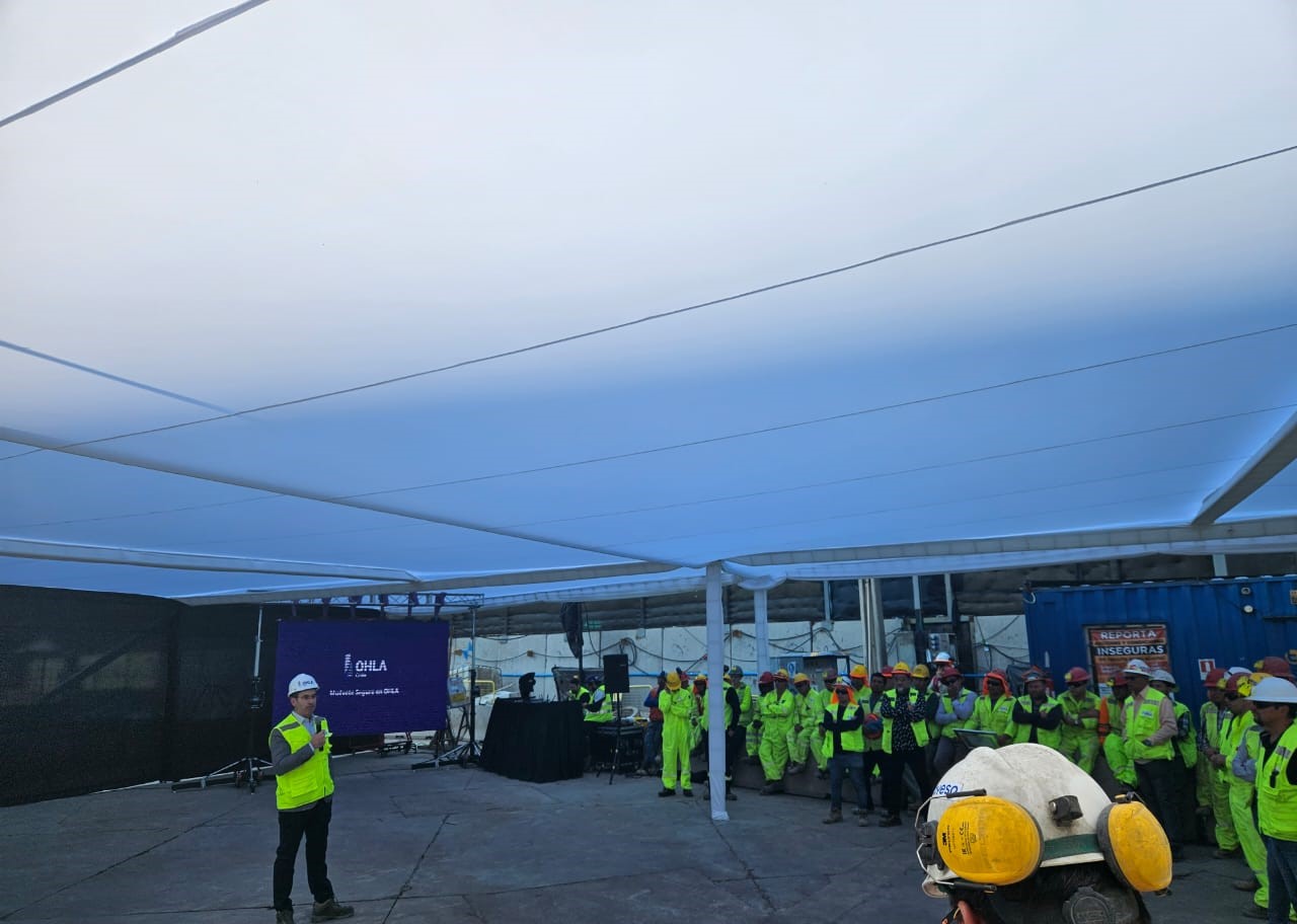 OHLA y Achs realizan lanzamiento de campaña: “Muévete Seguro en OHLA”