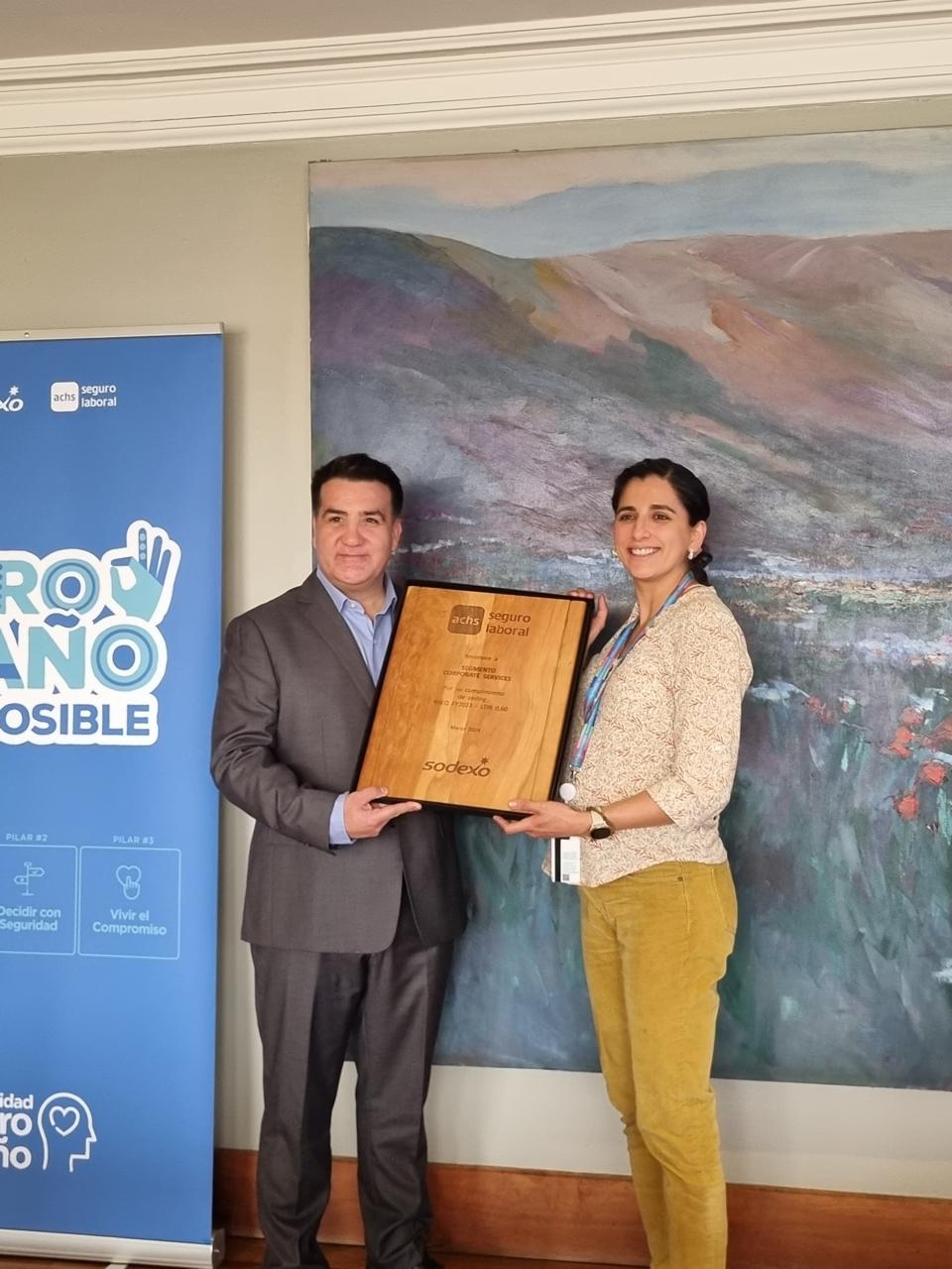 Sodexo recibe reconocimiento por su gestión preventiva  