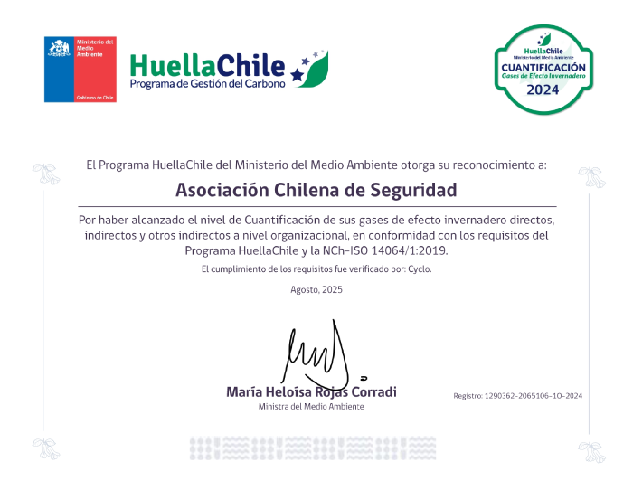 La Achs refuerza su compromiso ambiental con la obtención del Sello Huella Chile 2024