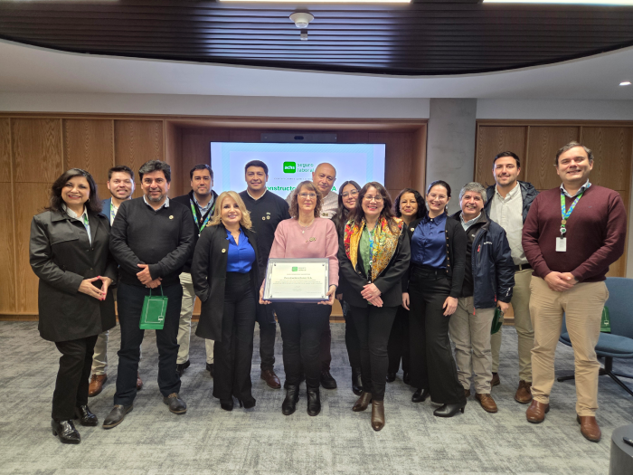Achs entrega certificación al Comité Paritario de Constructora Excon