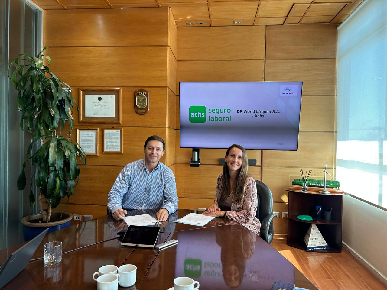 DP World Lirquén renueva acuerdo de colaboración con Achs Seguro Laboral para fortalecer la prevención en 2026
